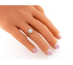 gładki złoty pierścionek