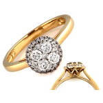 złoty pierścionek bez kamieni