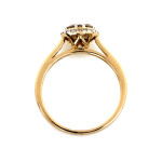 gładki złoty pierścionek