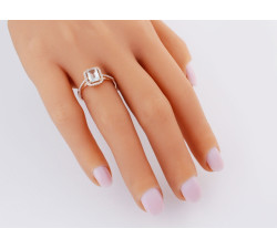 złoty pierścionek bez cyrkonii