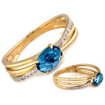 klasyczny złoty pierścionek