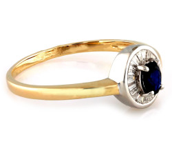 złoty pierścionek bez kamieni