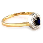 złoty pierścionek bez kamieni