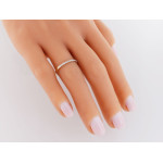 gładki złoty pierścionek