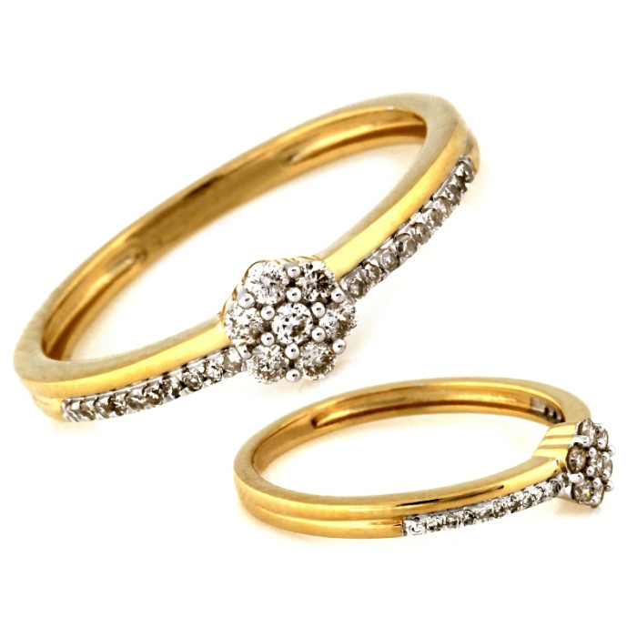 gładki złoty pierścionek