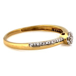 klasyczny złoty pierścionek