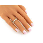 klasyczny złoty pierścionek