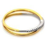 klasyczny złoty pierścionek