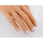 gładki złoty pierścionek