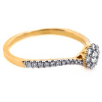 złoty pierścionek bez kamieni