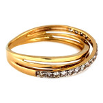 klasyczny złoty pierścionek