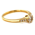 gładki złoty pierścionek