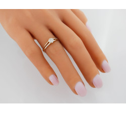 klasyczny złoty pierścionek