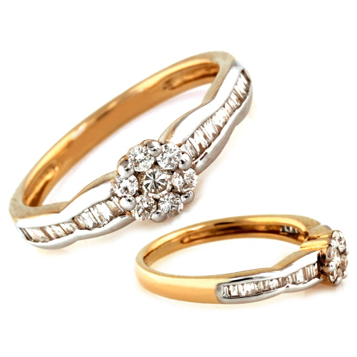 gładki złoty pierścionek