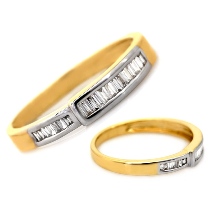 klasyczny złoty pierścionek