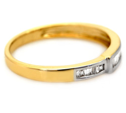 złoty pierścionek bez kamieni