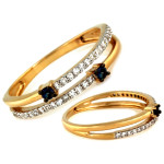 klasyczny złoty pierścionek