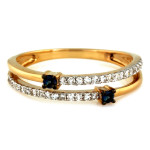 gładki złoty pierścionek