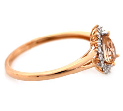 złoty pierścionek bez cyrkonii