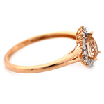 złoty pierścionek bez cyrkonii