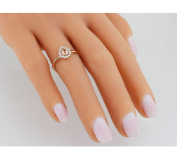 gładki złoty pierścionek