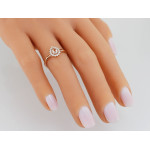 gładki złoty pierścionek