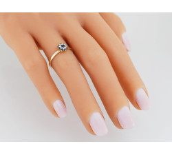 klasyczny złoty pierścionek