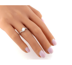 srebrny pierścionek