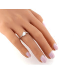 srebrny pierścionek