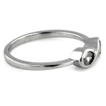 srebrny pierścionek bez kamieni 925