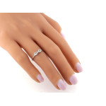 pierścionek srebrny bez kamienia