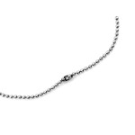 Srebrny naszyjnik dla mężczyzn 925 z personalizowaną blaszką na grawer nieśmiertelnik