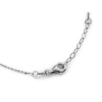 Naszyjnik srebrny 925 celebrytka z trzema minimalistycznymi kółkami