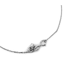 Długi naszyjnik srebrny 925 z serduszkami i blaszkami w stylu celebrytki