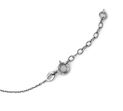 Srebrny naszyjnik z trzema nieskończonościami