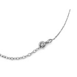 Długi naszyjnik srebrny 925 z motywem nieskończoności jako zawieszką