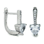 komplet stalowy ze srebrem