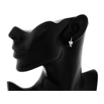 srebrny zestaw 925 ze stalą