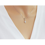 zestaw biżuterii srebrny ze stalą