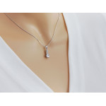 srebrny komplet ze stalą