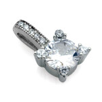 zestaw biżuterii srebrny ze stalą