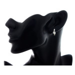 zestaw biżuterii srebrny ze stalą