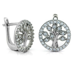 srebrny zestaw 925 ze stalą