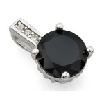 srebrny zestaw 925 ze stalą