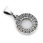 srebrny zestaw 925 ze stalą