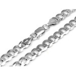 Łańcuszek ze srebra 925 o splocie pancerki na prezent