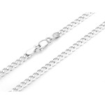 Łańcuszek ze srebra 925 o splocie pancerki unisex