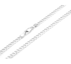 Łańcuszek ze srebra 925 o splocie pancerki unisex