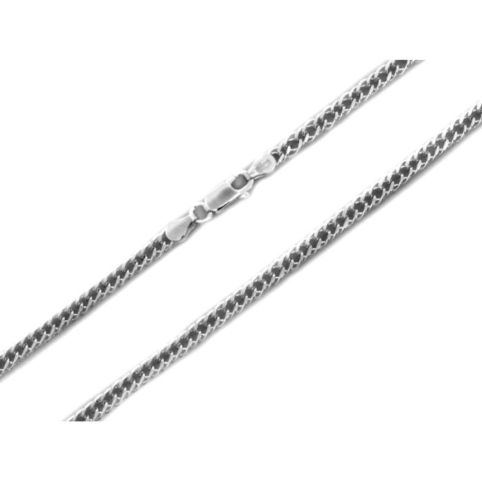 Łańcuszek ze srebra 925 męski o splocie rombo