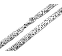Srebrny łańcuch męski królewski 6mm